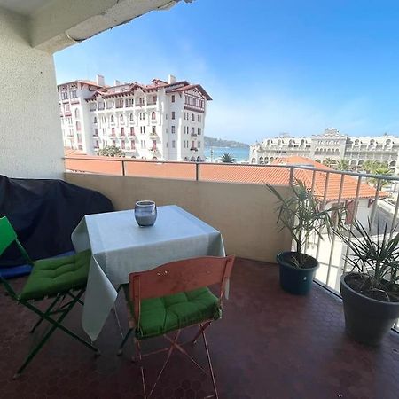 Hendaye Plage Charmant Studio 2Pers Avec Grande Terrasse Vue Mer Eksteriør billede