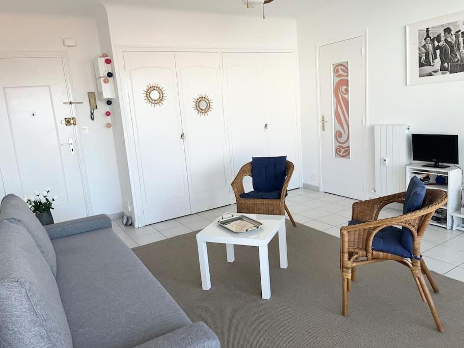 Hendaye Plage Charmant Studio 2Pers Avec Grande Terrasse Vue Mer Eksteriør billede