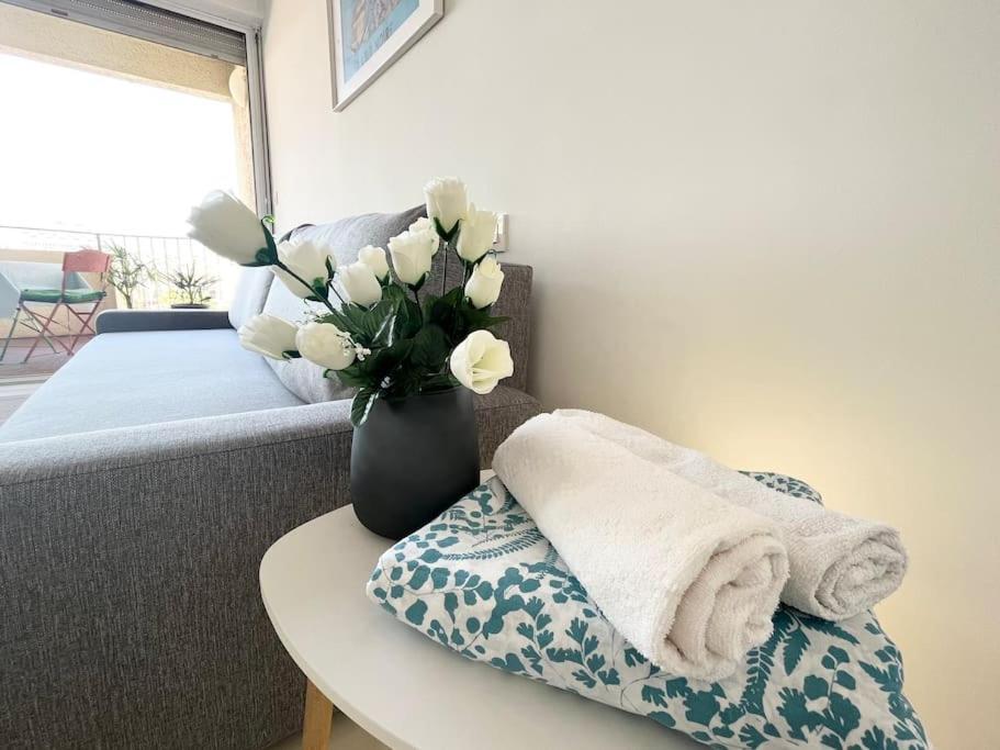 Hendaye Plage Charmant Studio 2Pers Avec Grande Terrasse Vue Mer Eksteriør billede